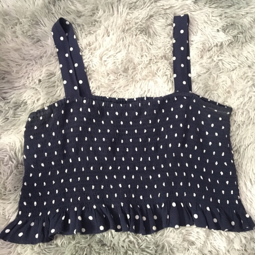 AE Smocked Crop Top